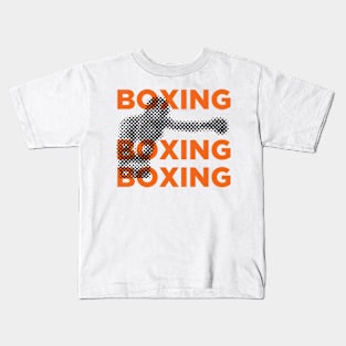 Boxing typography Kids T-Shirt